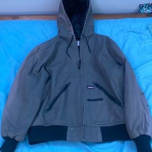 Large green vintage dickies coat